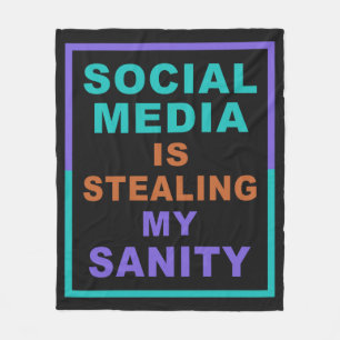 Funny "Social Media" cobija