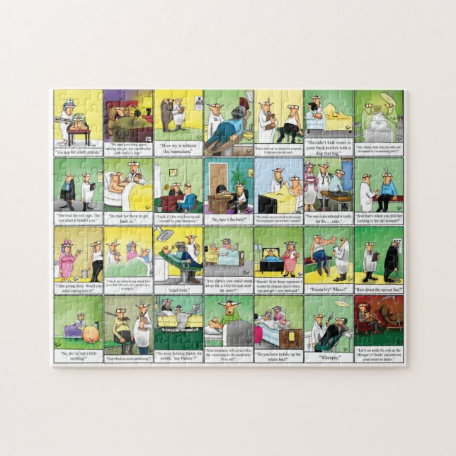 Funny Spectickles Medical Humor Puzzle (Horizontal)
