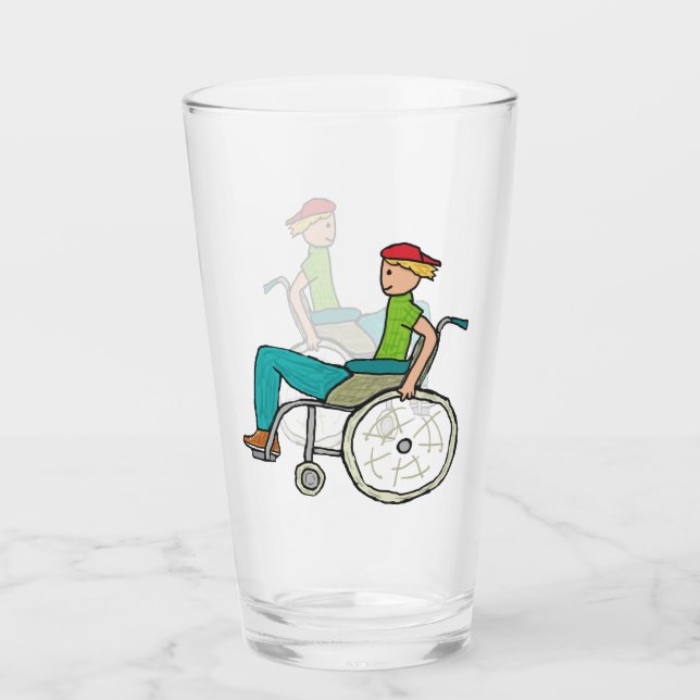 Funny Speedy Whechair User (Anverso)