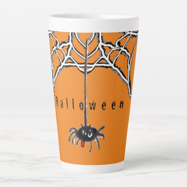 Funny Spiders Personalizado HALLOWEEN Cust. Taza d (Anverso)