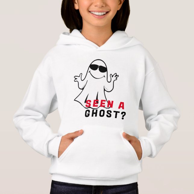 Funny Spooky Halloween Guay White Ghost Kids (Anverso)