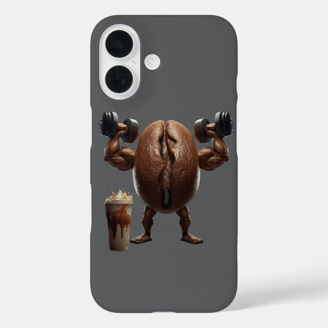 Funny Sport iPhone 16 Funda - Elegante y duradero (Reverso )