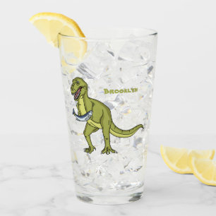 Funny T rex dinosaur ilustracion