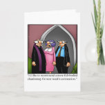 Funny tarjeta de aniversario de Boda<br><div class="desc">Personajes de caricatura maravillosamente graciosos y un poco sarcásticos en situaciones hilarantes que seguramente traerán una sonrisa a la cara de cualquiera. ¡Excelente diversión para los personajes maravillosamente graciosos, un poco sarcásticos que conoces! Disfruten esparciendo la risa con esta graciosa tarjeta de felicitación por el aniversario del caricaturista Bill Abbott;...</div>