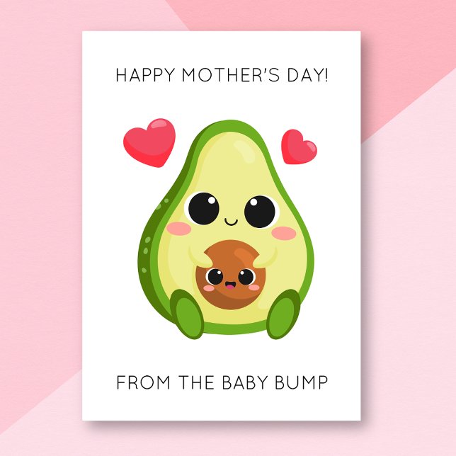 Funny Tarjeta de Día de la Madre para Bebé Aguacat (Subido por el creador)