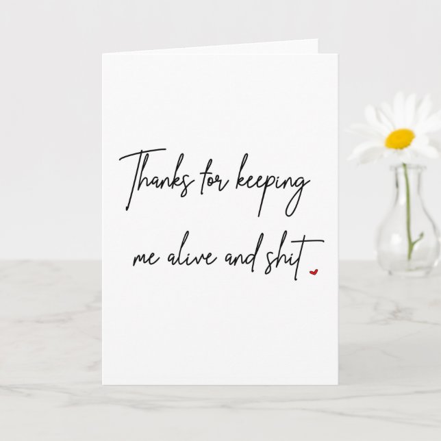 Funny tarjeta de Día de la Madre para el Día de la (Planta pequeña)