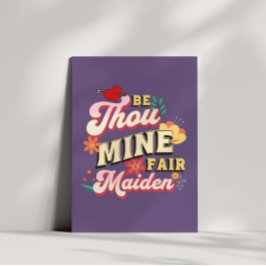 Funny tarjeta de San Valentín personalizada y romá