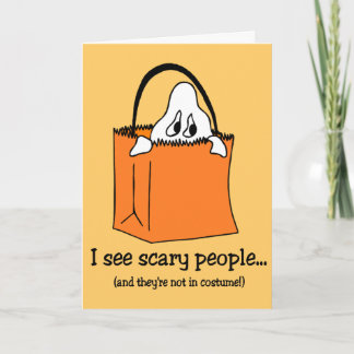 Funny tarjeta Halloween