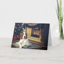 Funny tarjeta irlandesa de vacaciones Red and Whit