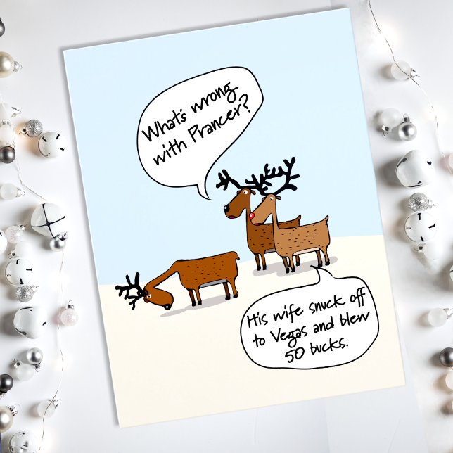 Funny tarjeta postal de feriado para Navidades de  (Subido por el creador)