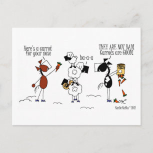 Funny tarjeta postal de Personalizado de caballos
