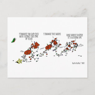 Funny tarjeta postal de Personalizado de Navidades