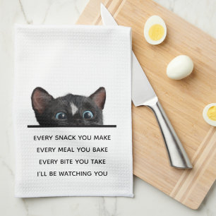 Funny toallas de cocina para gatos siameses que ll