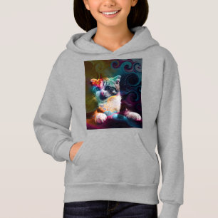 FUNNY TRENDY COLORIDO CAT ART