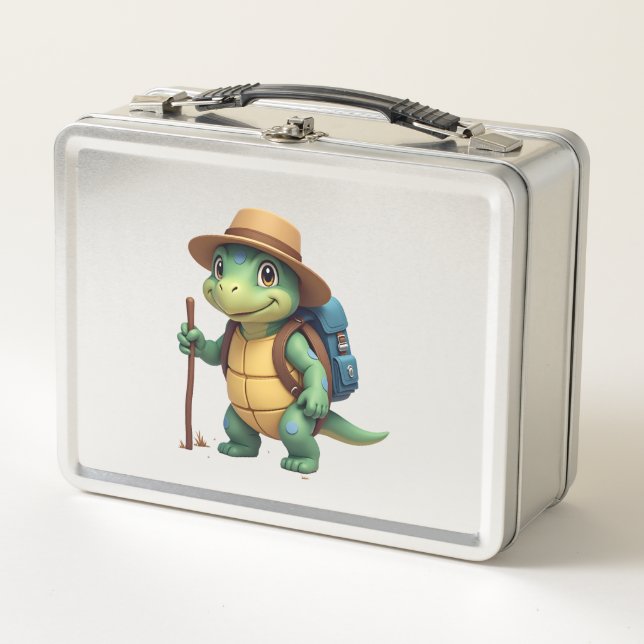 Funny Turtle Hiking Graphic Camping Lover Adventur (Anverso)