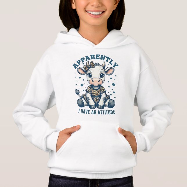 Funny Typography Cita a Chica Pullover Hoodie (Anverso)