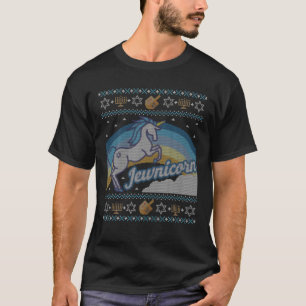 Funny Ugly Hanukkah Sweater Unicorn Jewnicorn