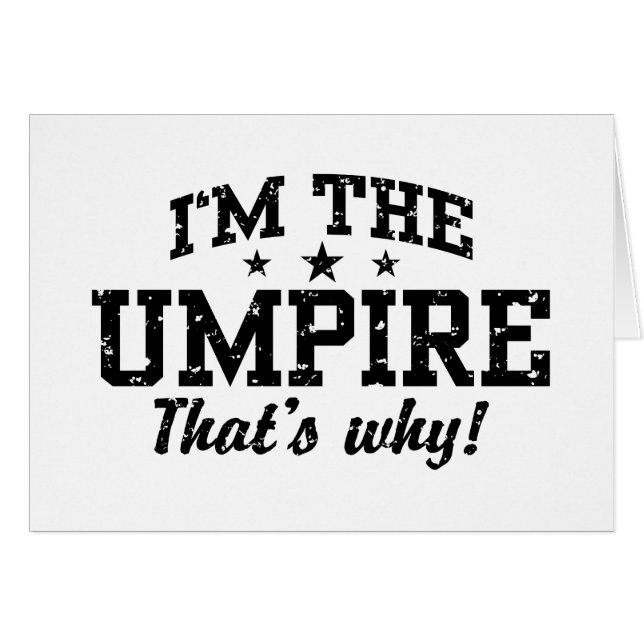 Funny Umpire (Anverso (Horizontal))