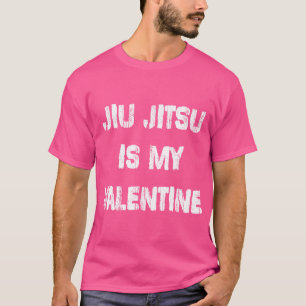 Funny Valentines brasileños Jiu Jitsu Camisetas Wo