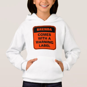 Funny viene con signo de peligro de naranja de eti