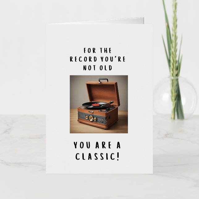 Funny Vintage Birday Card (Anverso)