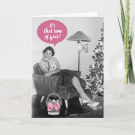 Funny Vintage - Tarjeta Lady Easter de los 50