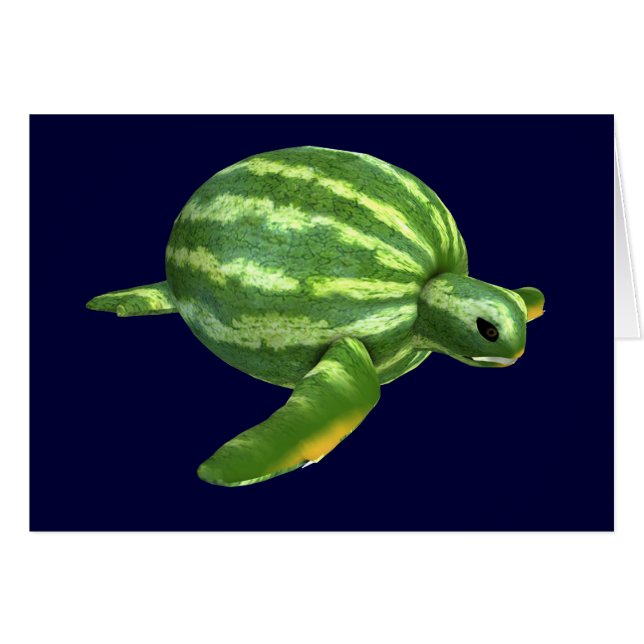 Funny Watermeltle Seaturtle (Anverso (Horizontal))