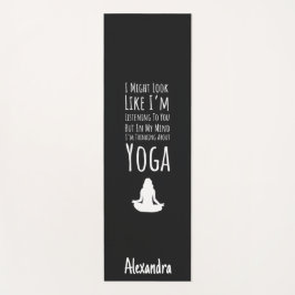 Funny Yoga Mats Exercise Stretch Relax Fitness