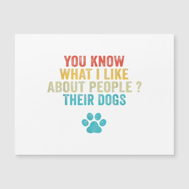Funny You Know What I Like About People Their Dogs (Anverso)