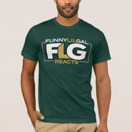 FunnyLilGalReacciona Camisa de Lucha de Oro y Negr
