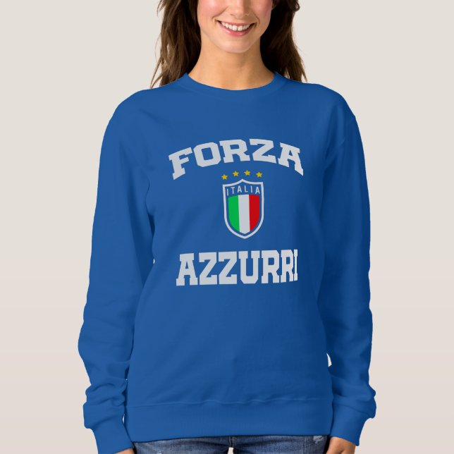 Funs T-S Forza Azzurri Italia Jersey 2021 (Anverso)