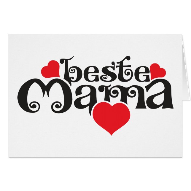 Für die beste Mama... (Anverso (Horizontal))