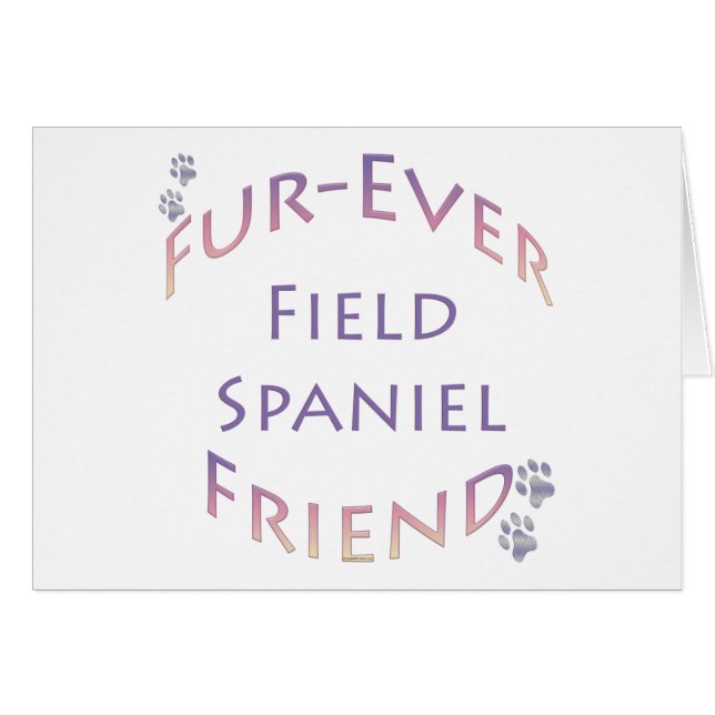 Furever de Field Spaniel (Anverso (Horizontal))