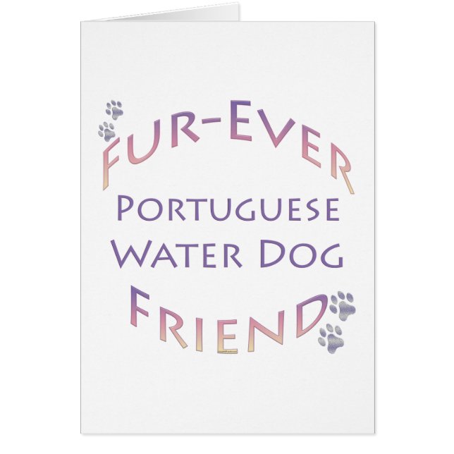 Furever de Perro de Agua Portugués (Frente)
