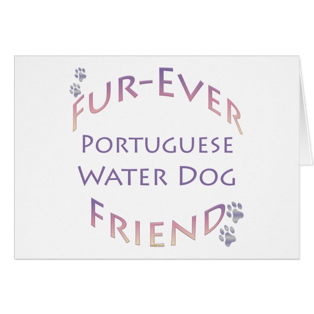 Furever de Perro de Agua Portugués (Anverso (Horizontal))