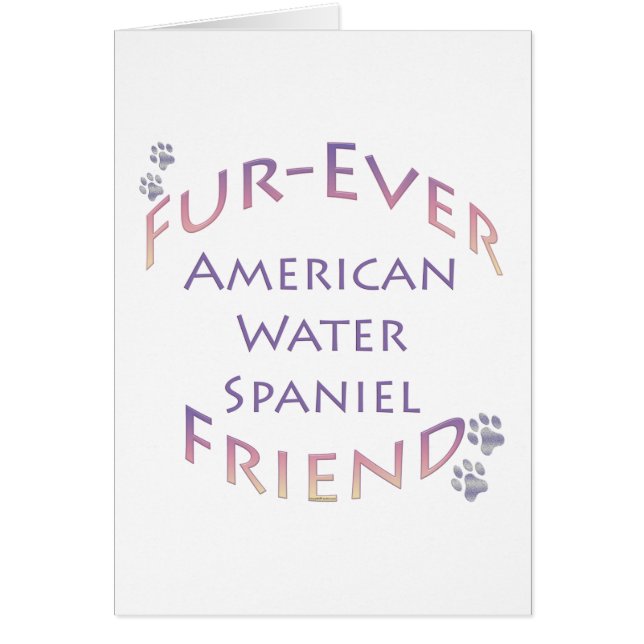Furever español de agua estadounidense (Frente)
