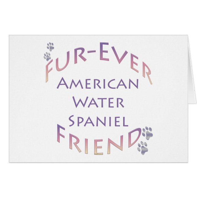 Furever español de agua estadounidense (Anverso (Horizontal))