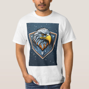 Furia aviar ártica: camiseta futurista con remolin