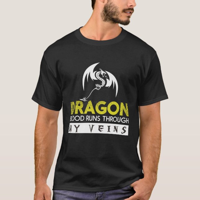 Furia de Dragon: Epic diseño de camisetas (Anverso)