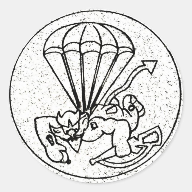 Furia del Pegatina de la Brigada del Cielo (Anverso)