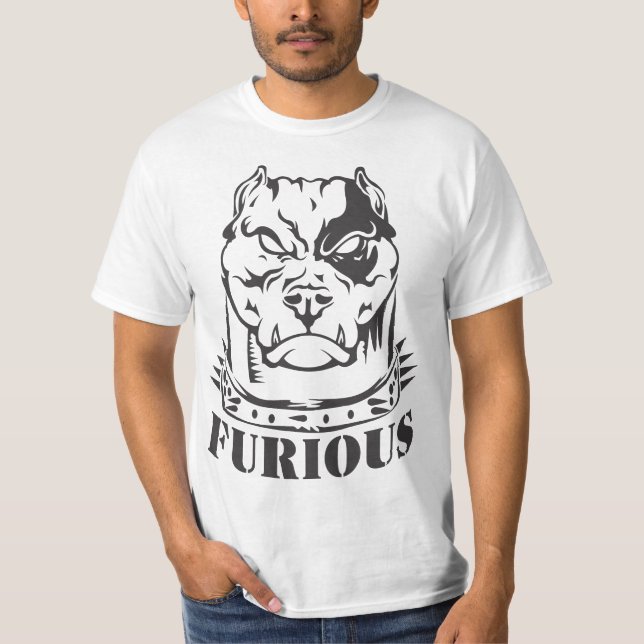 Furiosa Camiseta Gráfica Perro (Anverso)