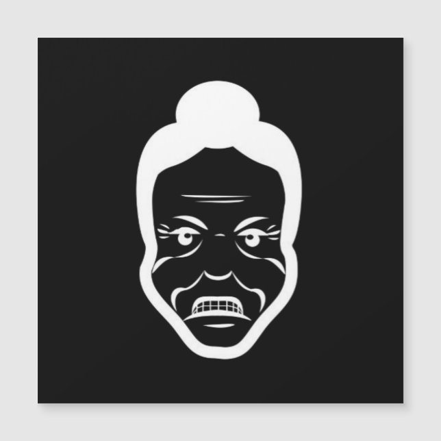 Furious Bun Granny – Fridge Magnet (Anverso)