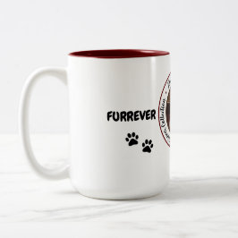 Furrever Cawfee Tawk taza de café personalizada