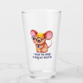 Furry Cheese Man Business Mouse Tie Glasses Nerdy