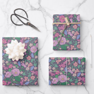 Fuschia rosa, fanática de la Papel púrpura del Día
