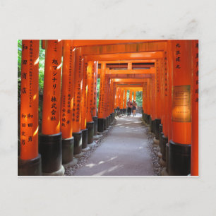 Fushimi Inari Kyoto Japón Tarjeta Postal
