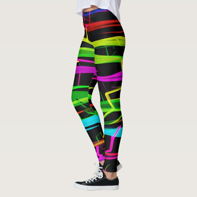 Fusión Blaze Bamboo Yoga Ultra Stretch Leggings (Izquierda)