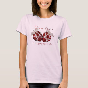Fusión de la camiseta del corazón