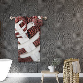 Fútbol americano cercano a la foto