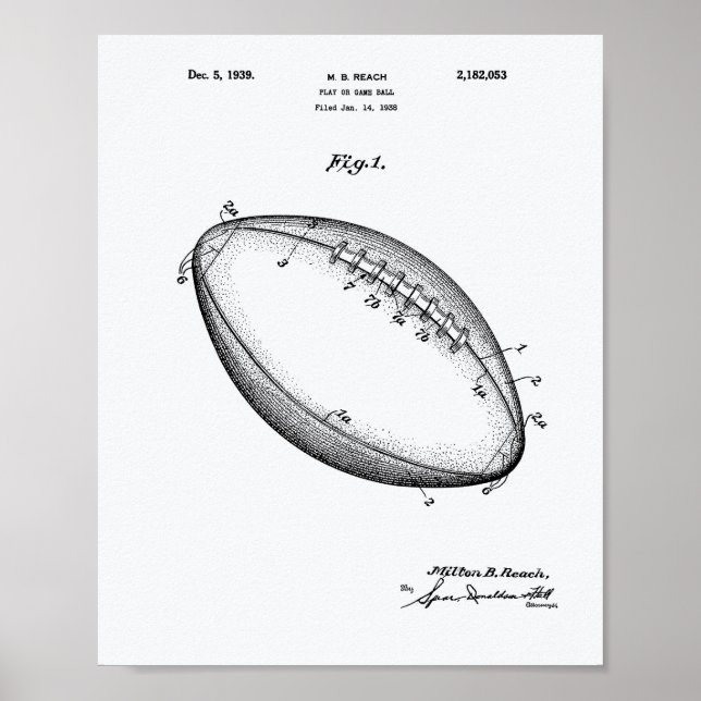 Fútbol Arte de Patentes 1939 - Libro Blanco (Frente)
